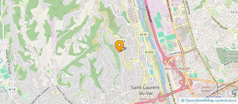 localisation de l'entreprise LES BOUBOUS à SAINT-LAURENT-DU-VAR