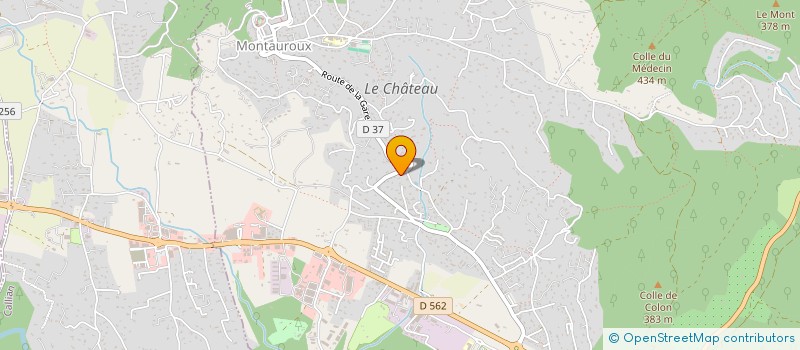 localisation de l'entreprise LES BOUCANIERS  MONTAUROUX