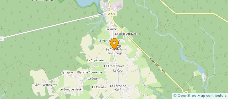 localisation de l'entreprise LES BOUCANIERS DE FOLLE PENSEE  PAIMPONT