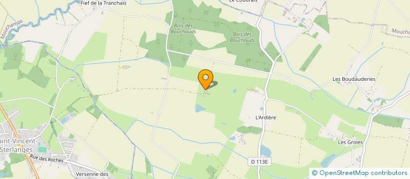 localisation de l'entreprise LES BOUCHAUDS  SAINT-GERMAIN-DE-PRINCAY