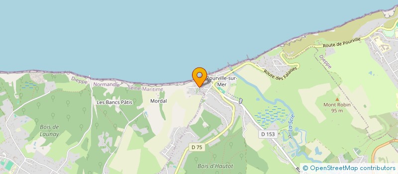 localisation de l'entreprise LES BOUCHEES DOUBLES  VARENGEVILLE-SUR-MER