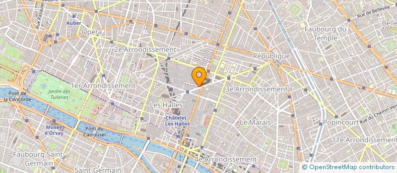 localisation de l'entreprise LES BOUCHEES DOUBLES SEBASTOPOL  PARIS