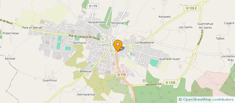 localisation de l'entreprise LES BOUCHERIES DU LOCH à GRAND-CHAMP