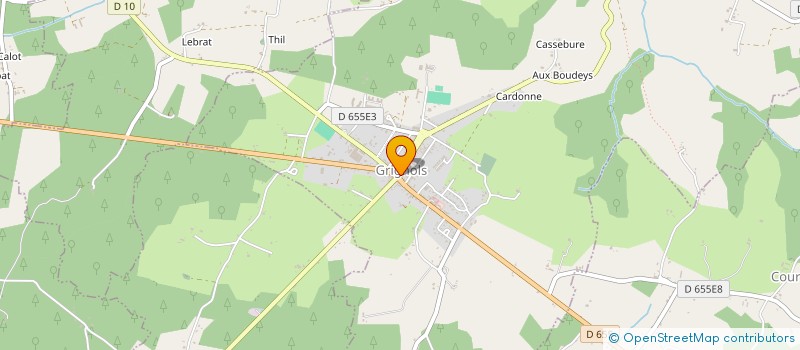 localisation de l'entreprise LES BOUCHERIES LANGONNAISES  GRIGNOLS