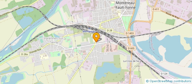 localisation de l'entreprise LES BOUCHERS ASSOCIES à VARENNES-SUR-SEINE