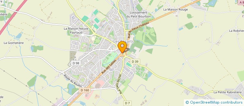 localisation de l'entreprise LES BOUCHERS DU BOCAGE  ESSARTS-EN-BOCAGE