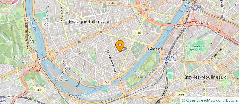 localisation de l'entreprise LES BOUCHONS à BOULOGNE-BILLANCOURT