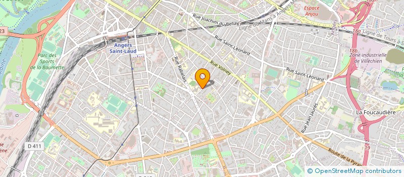 localisation de l'entreprise ' LES BOUCHONS DE L'ESPOIR 49' à ANGERS