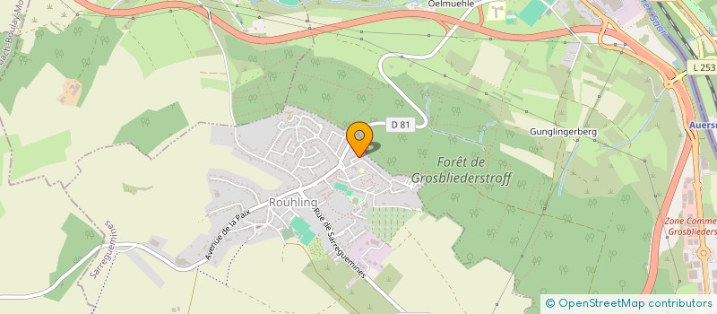 localisation de l'entreprise LES BOUCHONS DE L'ESPOIR 57  ROUHLING