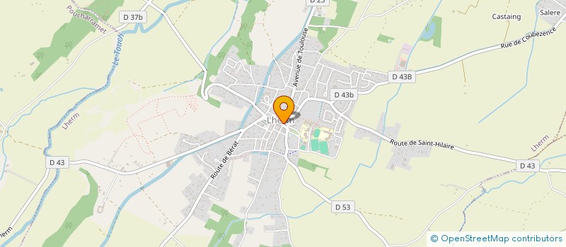 localisation de l'entreprise LES BOUCLES D'EVA  LHERM