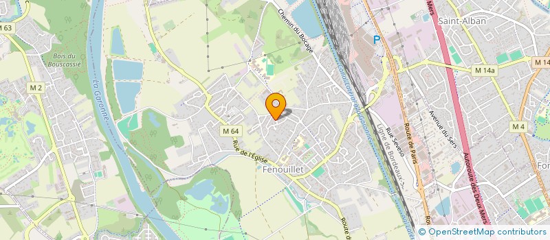 localisation de l'entreprise LES BOUDUCONS  FENOUILLET