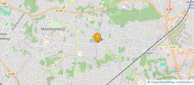 localisation de l'entreprise LES BOUFFES  GROSLAY