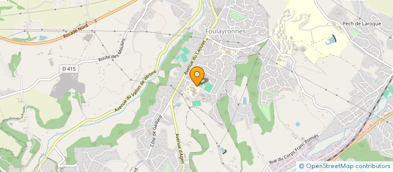 localisation de l'entreprise LES BOUFFES ROUILLE 47  FOULAYRONNES