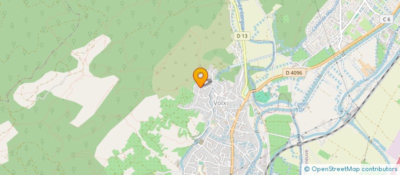 localisation de l'entreprise LES BOUGAINVILLIERS  VOLX