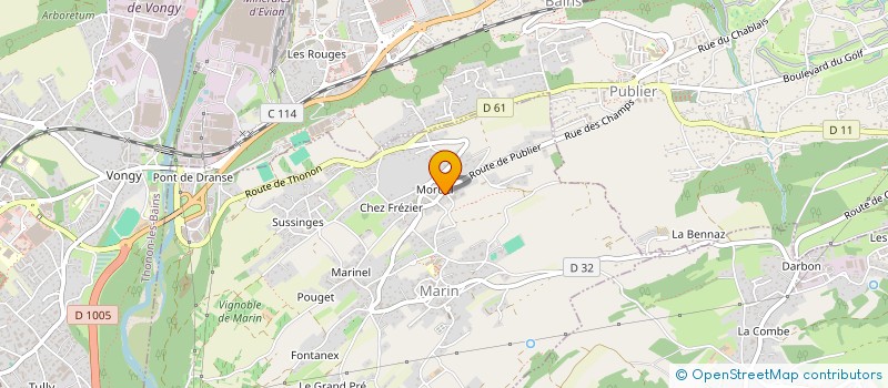 localisation de l'entreprise LES BOUGNETS à MARIN