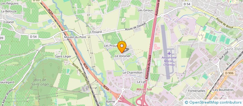 localisation de l'entreprise LES BOUILLONS à CHARNAY-LES-MACON
