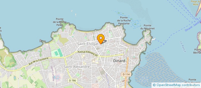 localisation de l'entreprise LES BOUILLONS BLANCS  DINARD