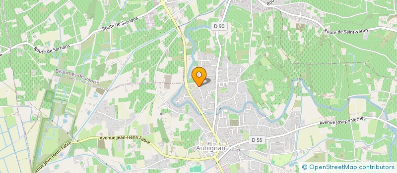 localisation de l'entreprise LES BOUILLOUSES  AUBIGNAN