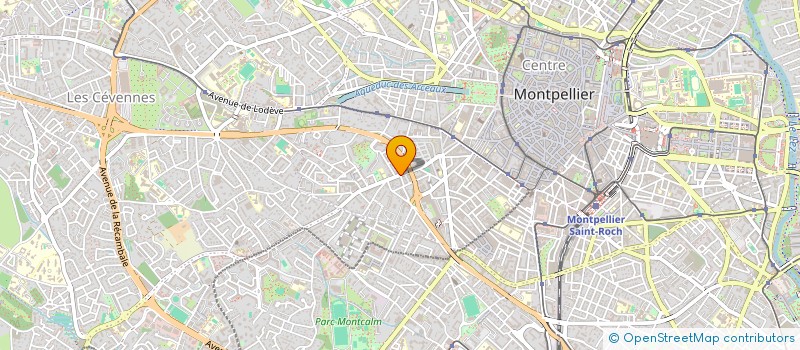 localisation de l'entreprise LES BOUKAKES à MONTPELLIER