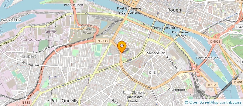 localisation de l'entreprise LES BOULANGERIES DE LA CHARTE  ROUEN