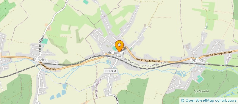 localisation de l'entreprise LES BOULANGERS  HUNDLING