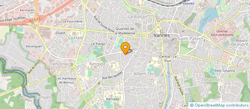 localisation de l'entreprise LES BOULANGERS BRETONS CREATEURS à VANNES
