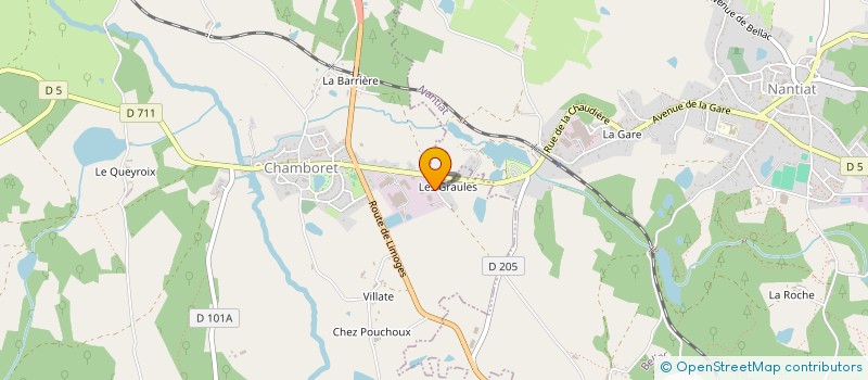 localisation de l'entreprise LES BOULEAUX à CHAMBORET