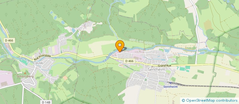 localisation de l'entreprise LES BOULEAUX  SENTHEIM