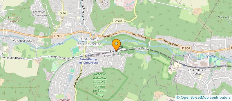 localisation de l'entreprise LES BOULEAUX  SAINT-REMY-LES-CHEVREUSE