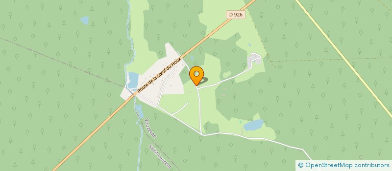 localisation de l'entreprise LES BOULEAUX  VOUZERON