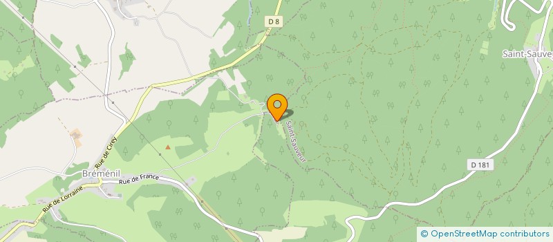 localisation de l'entreprise LES BOULEAUX  BREMENIL