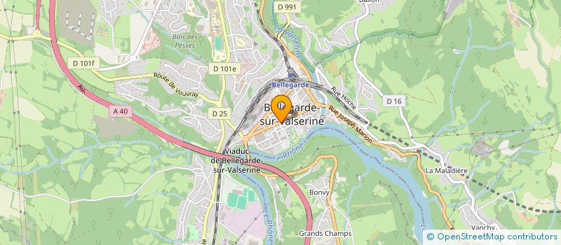 localisation de l'entreprise LES BOULEAUX à VALSERHONE