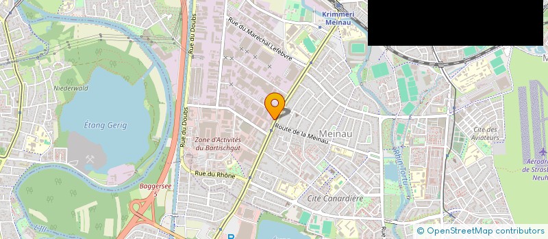 localisation de l'entreprise LES BOULEAUX à STRASBOURG