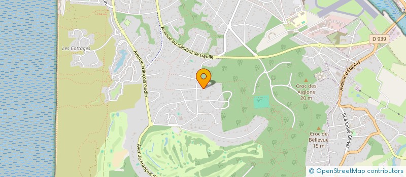 localisation de l'entreprise LES BOULEAUX DE SAINT PAUL à LE TOUQUET-PARIS-PLAGE