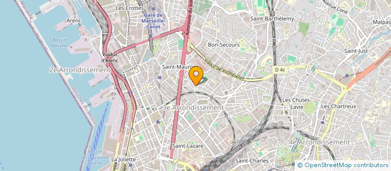 localisation de l'entreprise LES BOULEGANS à MARSEILLE