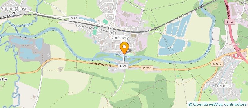 localisation de l'entreprise LES BOULES A DONCHERY  DONCHERY