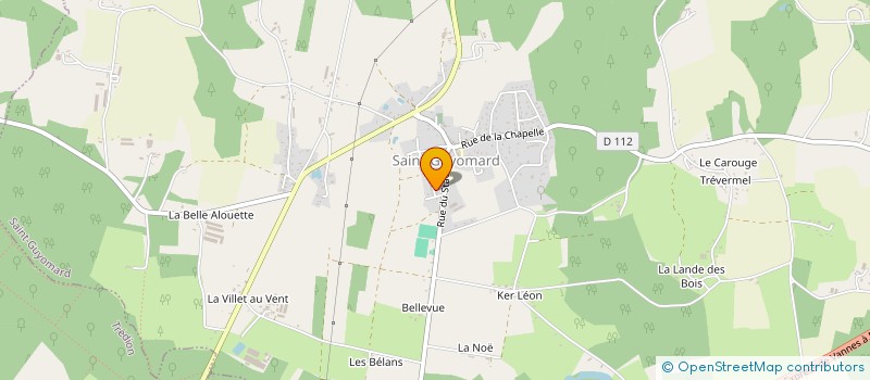 localisation de l'entreprise LES BOULES BRETONNES DE SAINT GUYOMARD (L2BSG)  SAINT-GUYOMARD
