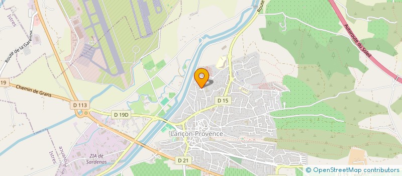 localisation de l'entreprise LES BOULES DE LANCON  LANCON-PROVENCE