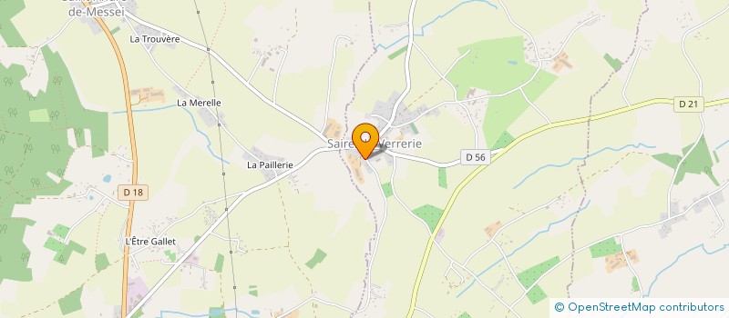 localisation de l'entreprise LES BOULES SAIROISES à SAIRES-LA-VERRERIE