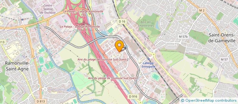 localisation de l'entreprise LES BOULETOS  LABEGE