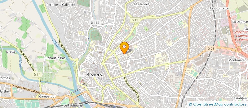 localisation de l'entreprise LES BOULISTES à BEZIERS