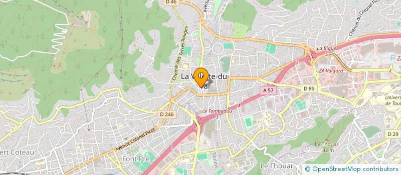 localisation de l'entreprise LES BOULONNAIS à LA VALETTE-DU-VAR