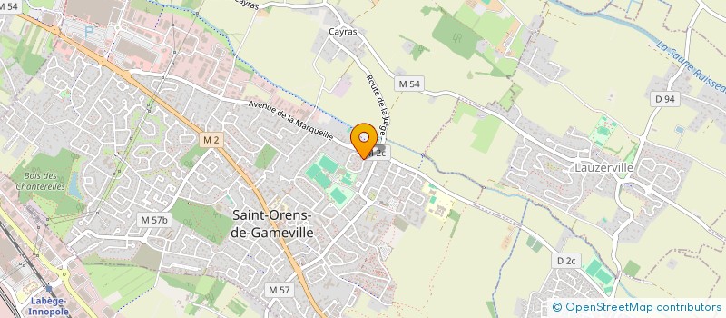 localisation de l'entreprise LES BOUNDET 2  SAINT-ORENS-DE-GAMEVILLE