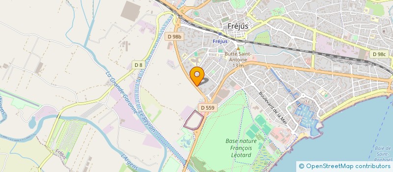 localisation de l'entreprise LES BOUQUET à FREJUS