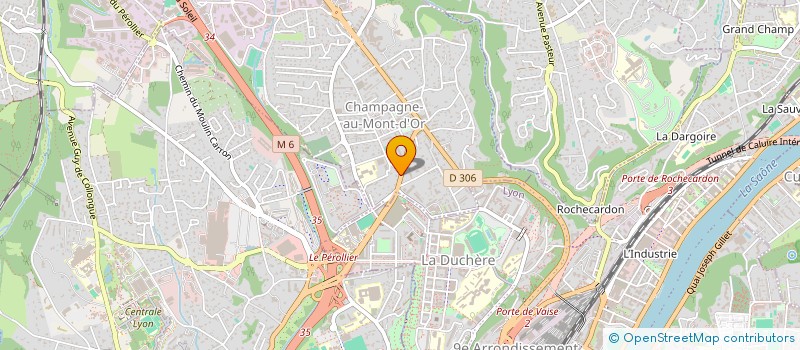 localisation de l'entreprise LES BOUQUETINS  CHAMPAGNE-AU-MONT-D'OR