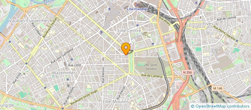localisation de l'entreprise LES BOUQUETS  LILLE