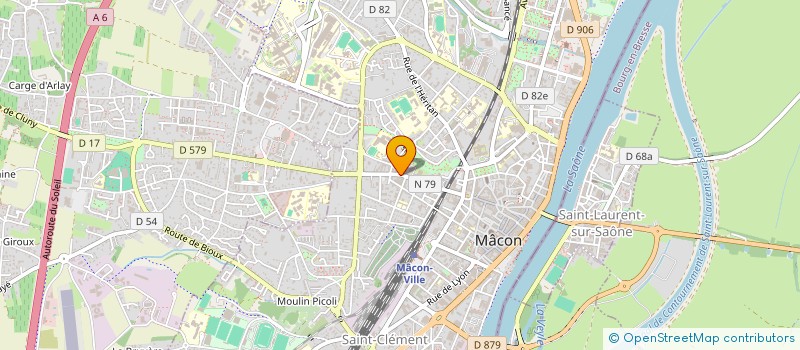 localisation de l'entreprise LES BOUQUETS DE TIPHANY à MACON