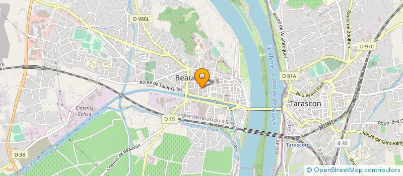 localisation de l'entreprise LES BOUQUINISTES DE BEAUCAIRE  BEAUCAIRE