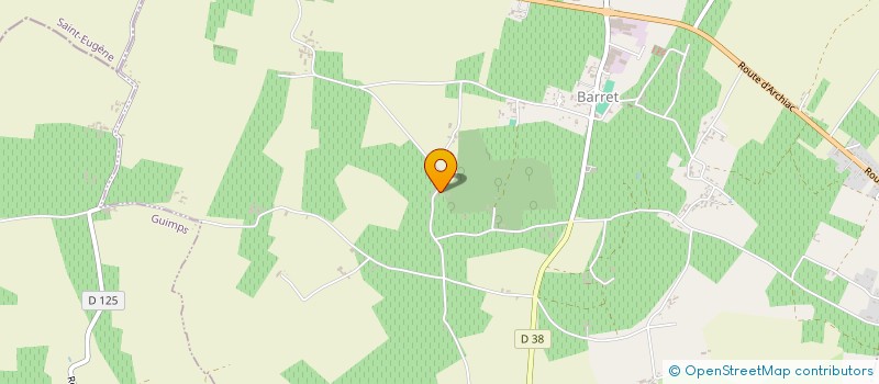 localisation de l'entreprise LES BOURDEAUX à GUIMPS
