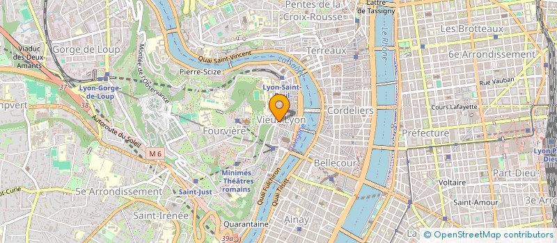localisation de l'entreprise LES BOURDONS DE LA TERRE à LYON